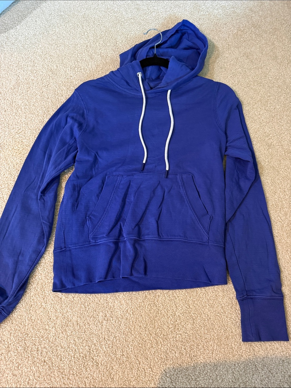 Athleta Royal Blue Hoodie Sweatshirt